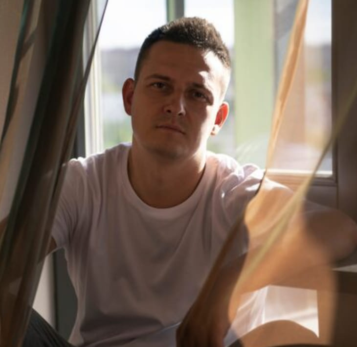 Confident mature gay man