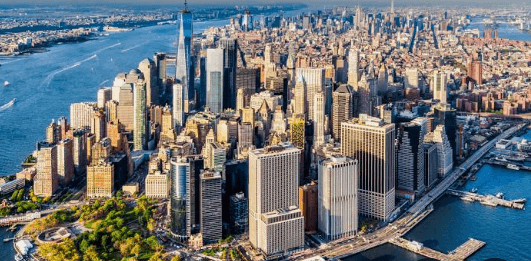 New York city skyline