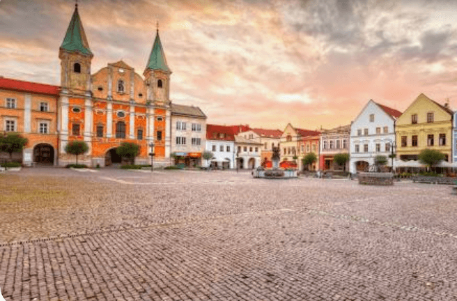 Žilina – Mariánske námestie, pešia zóna